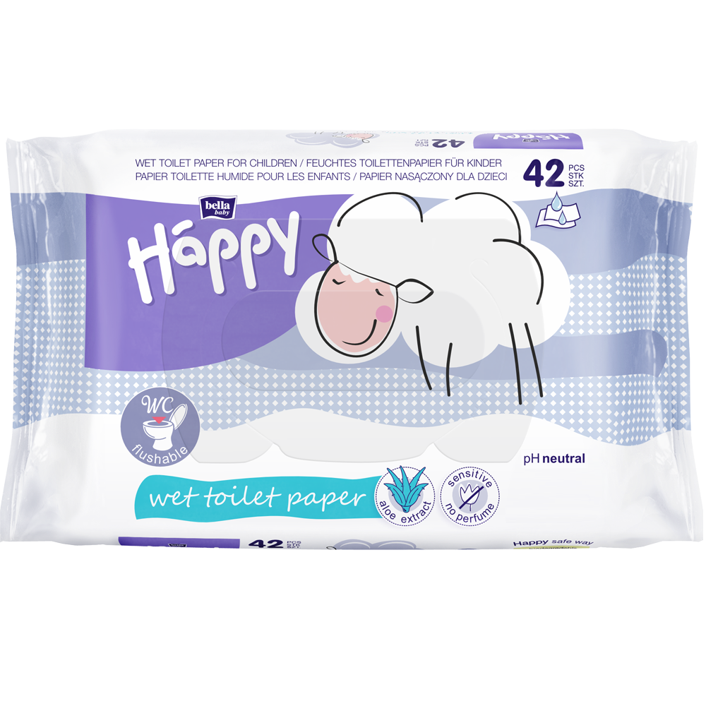Bella Baby Happy Sensitive nedves toalettpapír